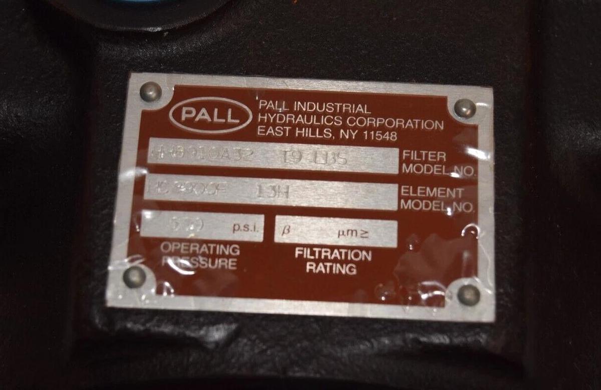 Pall Industrial Hydraulics Filter HH8910A32 T9 LBS 600psi HH8910A32T9LBS (NEW)