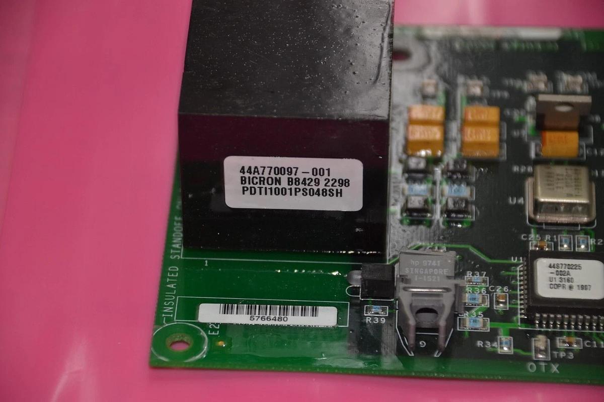 Used GENERAL ELECTRIC IS200TFBAH1ACB 6BA02 W/BICRON B8429 FIBER OPTIC BORAD