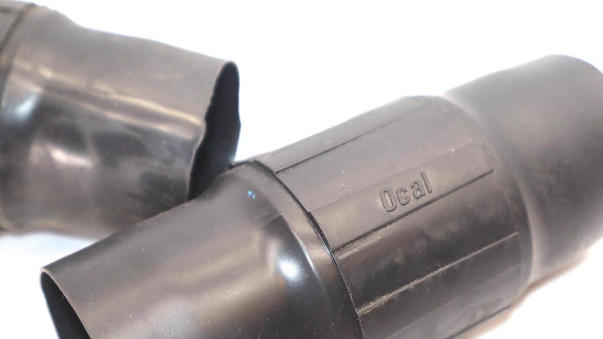 (2) THOMAS & BETTS T&B OCAL 1-1/2" PVC Coated Conduit Body Fitting Coupling NEW