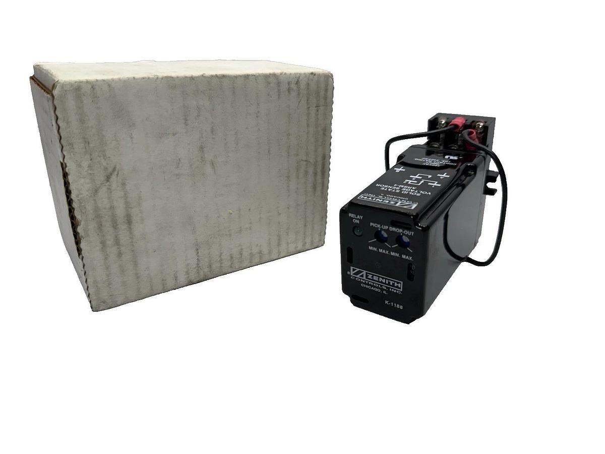 ZENITH Controls, K-1188 ARSM-4 K1188 Solid State Voltage Sensor Relay 480v (New)