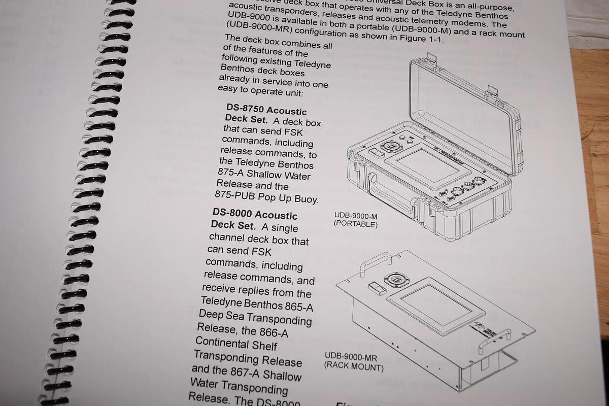 Used Teledyne Benthos Universal Deck Box UDB-9000-M UDB9000 Transponder AT-440-LF-0