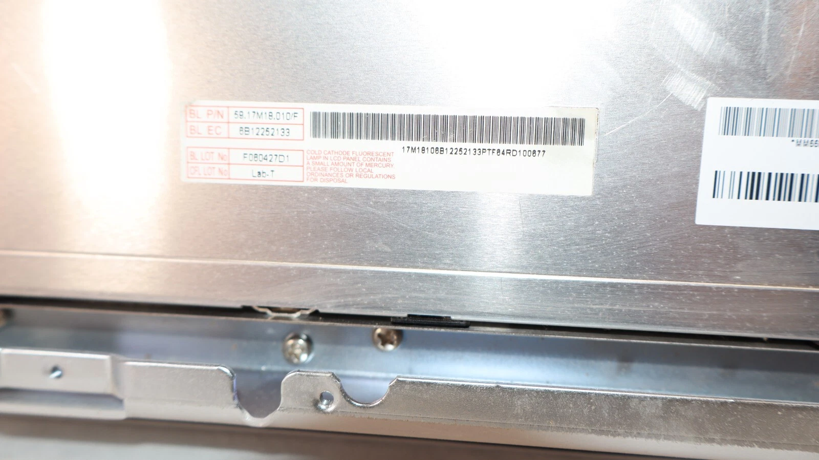 Used ALLEN BRADLEY / AU Optronics  M170EG01 17" VersaView 1700P LCD Screen Panel