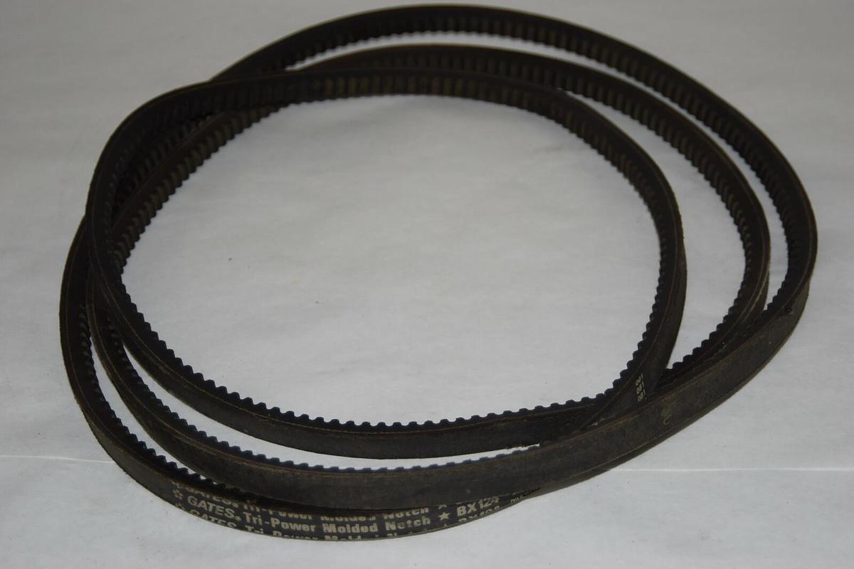 (New) Gates BX124 Tri-Power Molded Notch  V Belt BX 124 BX-124 V-Belt V