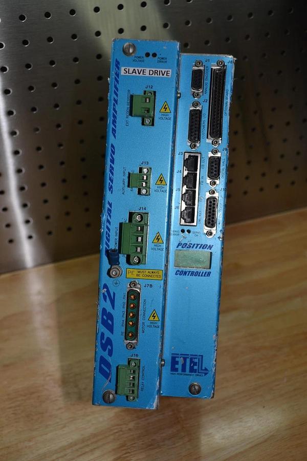 Used ETEL DSB2 Digital Servo Amplifier Slave Drive DSB2P124-211E-000H 300vdc