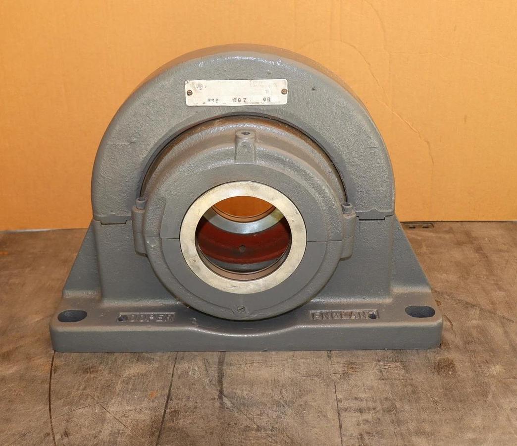 Refurbished Cooper Pillow Block Bearing Split Roller 4-Bolt HSP4071GR HSP407GR 4-7/16 REFURB