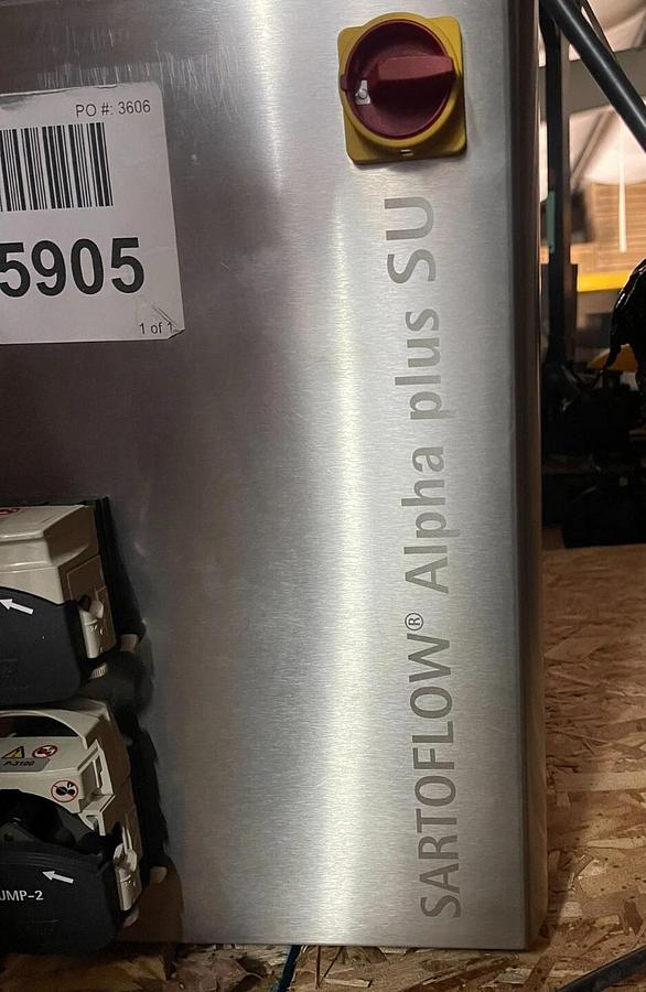 Used Sartorius Stedim Biotech SARTOFLOW Alpha Plus SU Filtration System 115v