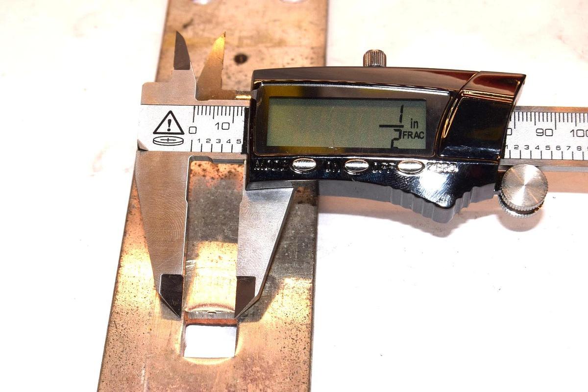 Used Buss Bar 11-1/2" x 2" x 1/4" Copper