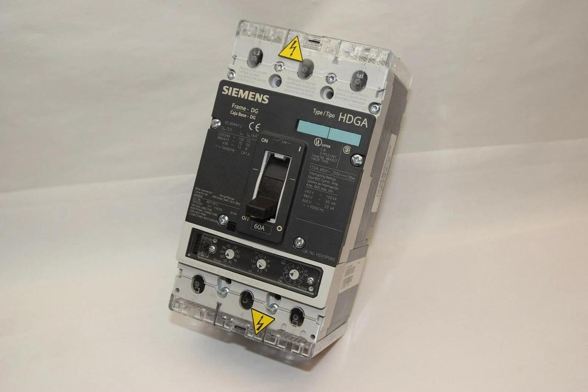 Siemens breaker NDGA 60 Amp 3VL9206-6GE30  3vl2115-3rr30-0aa0 HDX3P060 60 A 60A