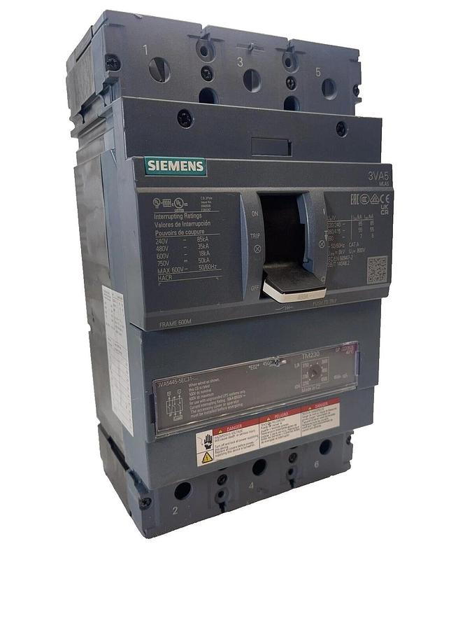 Siemens 450a Breaker  3VA5445-5EC31-0AA0 450 Amp 3VA5445-5EC31 0AA0