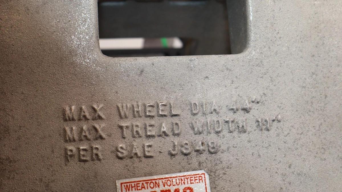 Used Zico Aluminum Quic-Choc Large Truck Wheel Chock  SAC-44-E  SAC44E max 44" dia