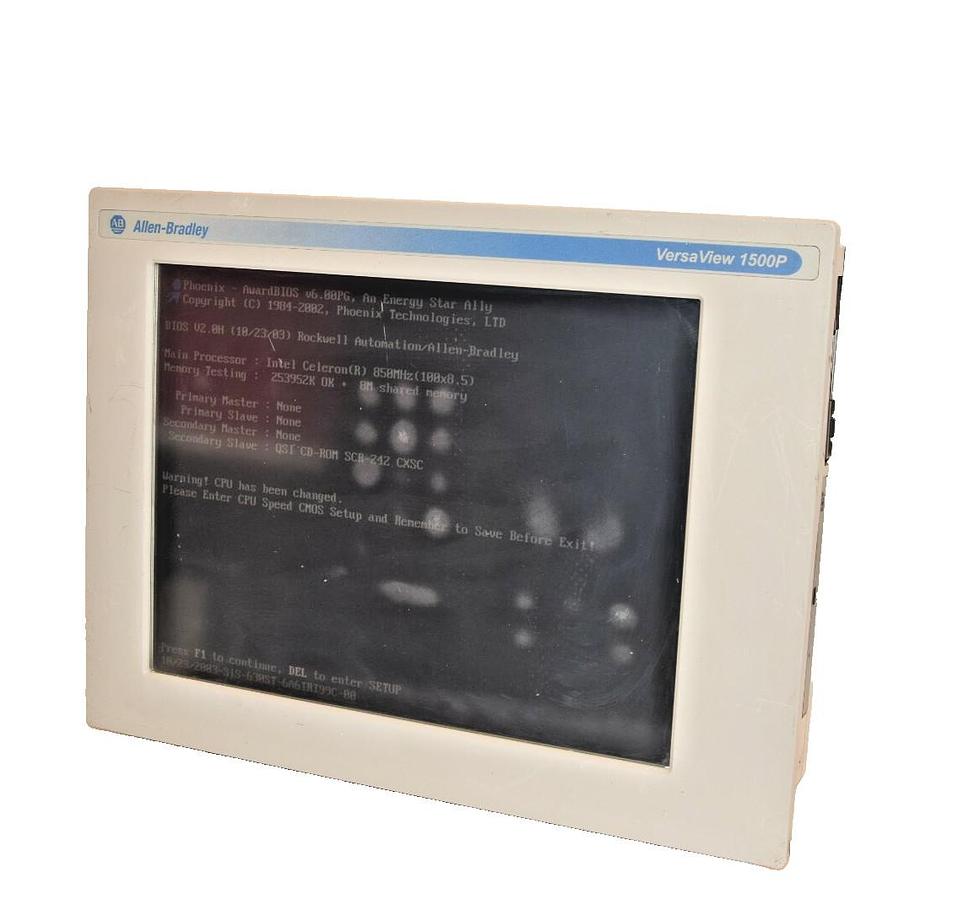 Used Allen Bradley 6181P-15TS2KH Ser A VersaView 1500P Rev B *worn screen, see pics*