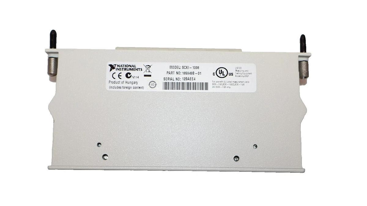 National Instruments High Voltage Terminal Block Assem SCXI-1338 185949B-01 New