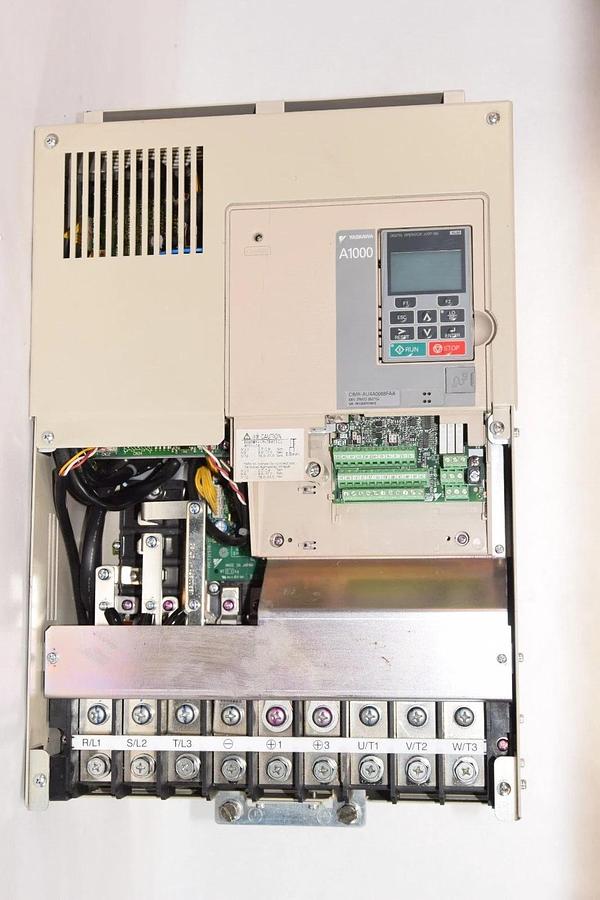 Used Yaskawa A1000 AC Drive CIMR-AU4A0088FAA Rev. D 3ph In: 380-480v Out: 0-480v