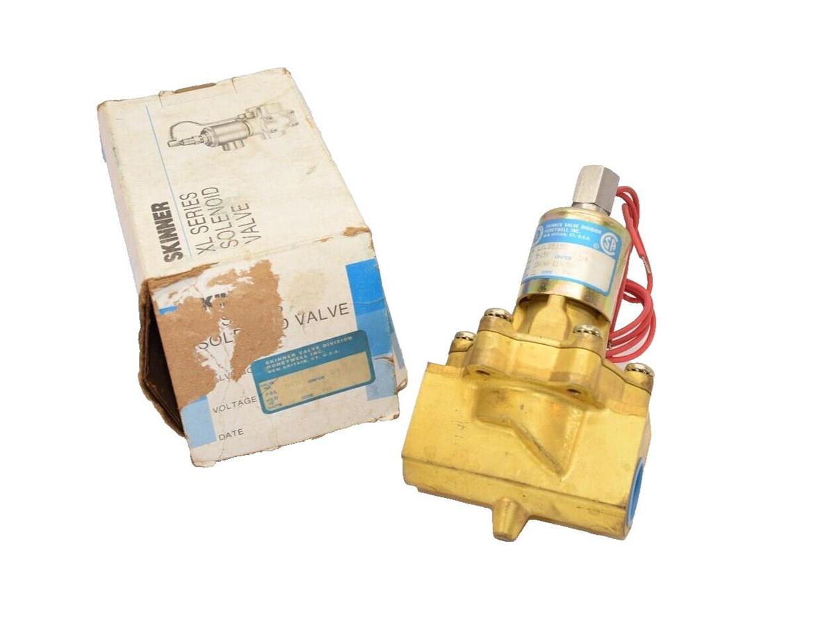 (NEW) HONEYWELL / SKINNER L1LB5150 5-150psi 110/120V 2-Way Valve 3/4" orifice