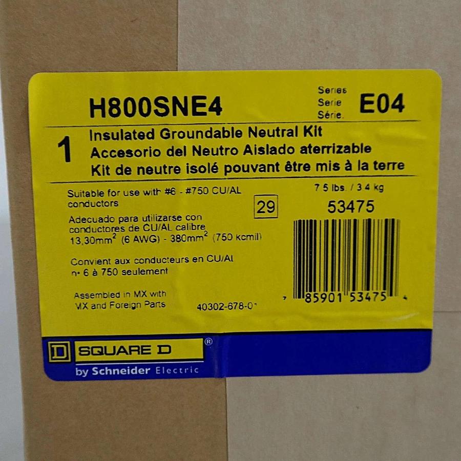 Square D Safety Switch 800A Heavy Duty Fusible 800 Amp H367N 600V 4W NEMA 1 NEW