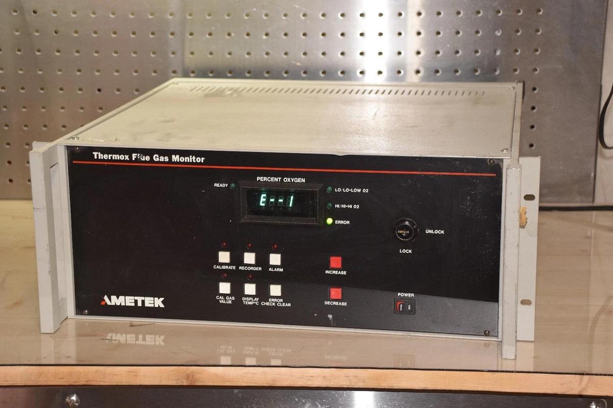 Used Ametek FCA/Micro - Control Thermox Flue Gas Monitor, FCA Micro