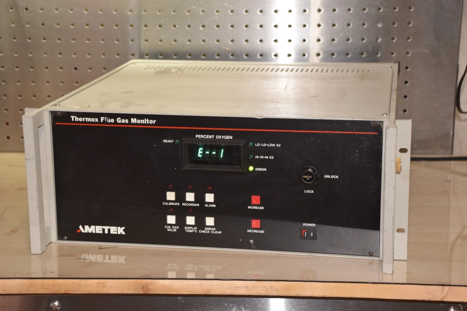 Used Ametek FCA/Micro - Control Thermox Flue Gas Monitor, FCA Micro