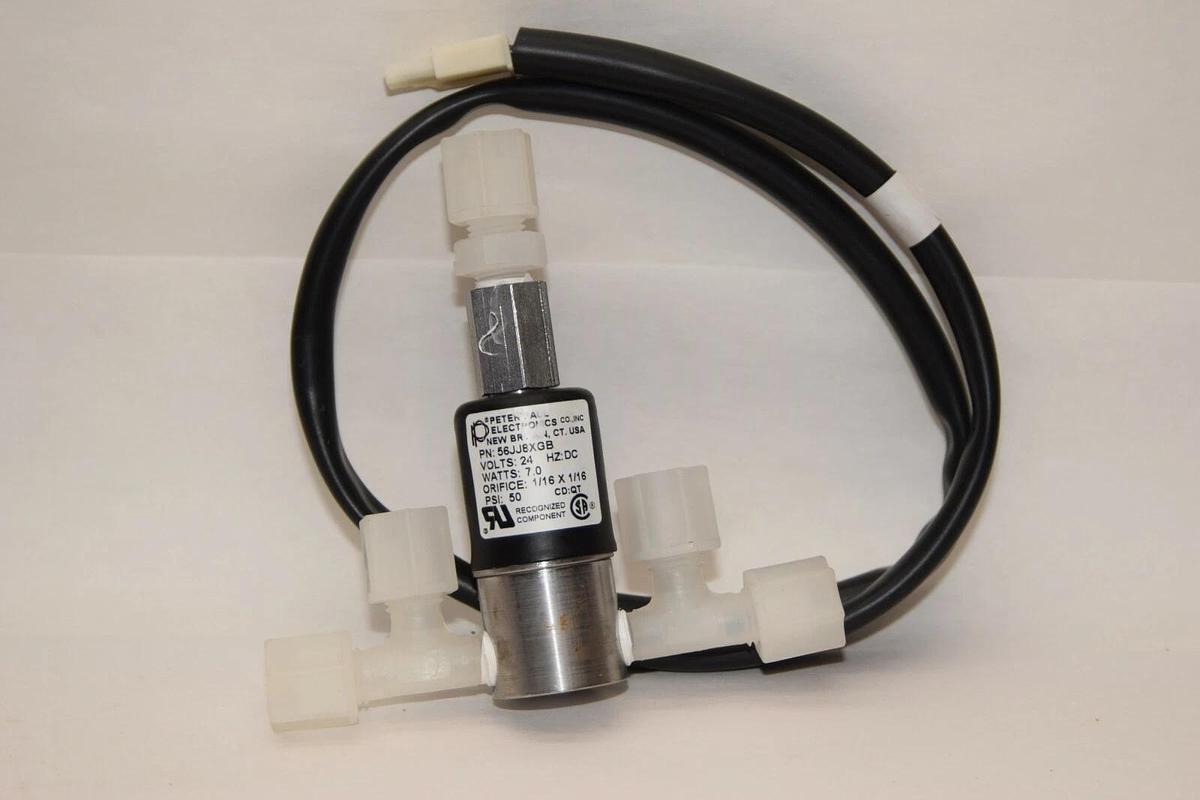 (NEW) PETER PAUL 56JJ8XGB 24V 7W 1/16 Orifice 50psi Pneumatic Solenoid Valve