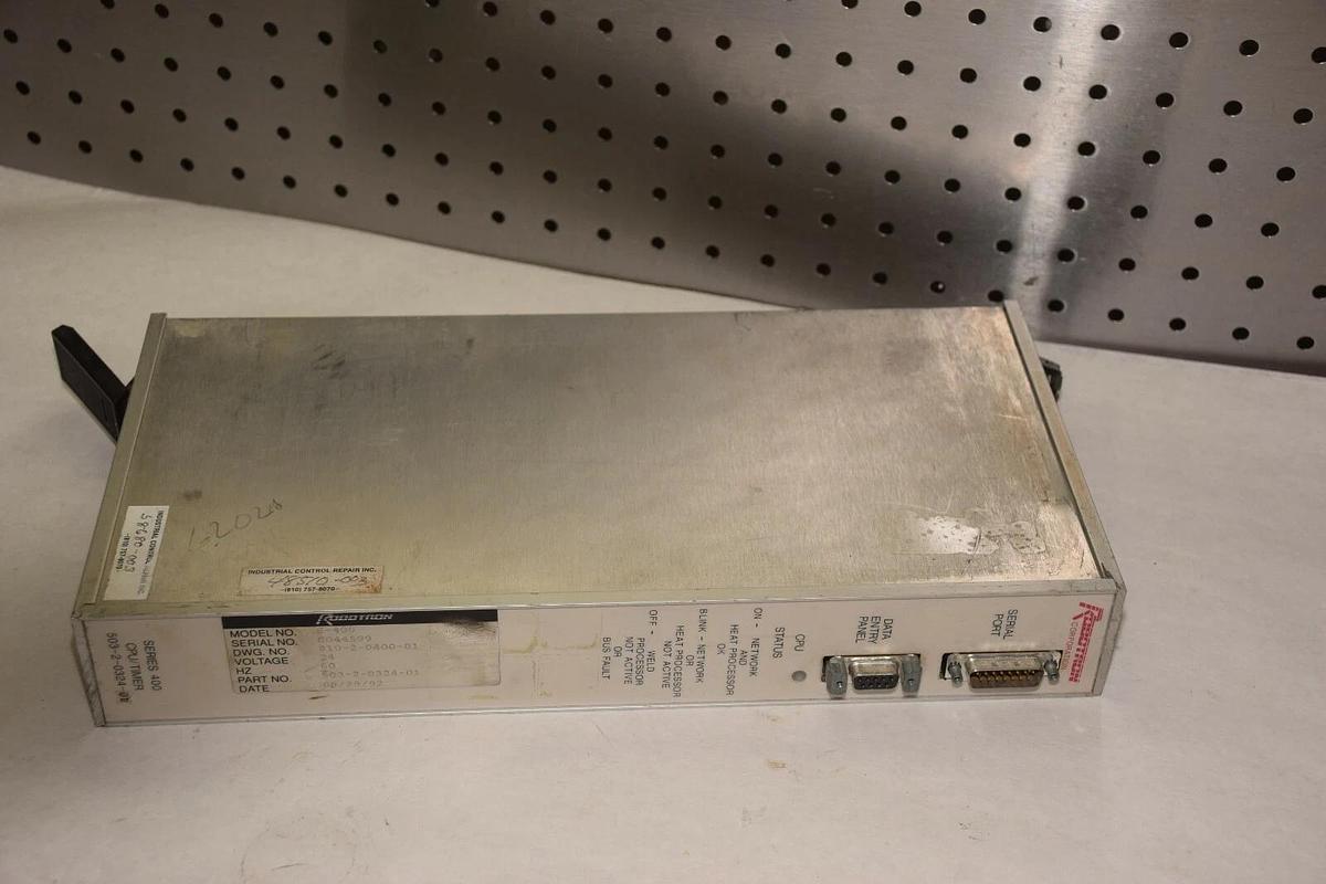 Used ROBOTRON S-400 503-2-0324-01 5032032401 SER. 400 S400 24V 60Hz CPU TIMER