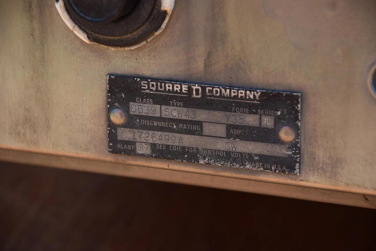 Used Square D S/S 8539-SCW43 Stainless steel 8536 SBO 2 Size 0 Starter contactor