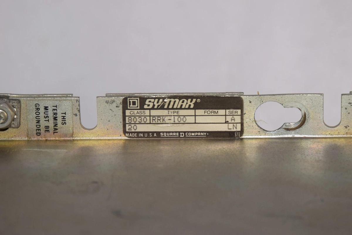 Used SQUARE D RRK-100 Class 8030 Series A 5-Slot Rack Chassis