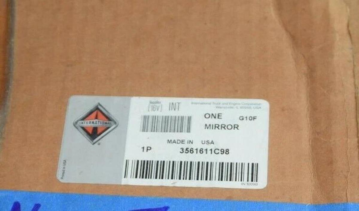 INTERNATIONAL 3561611C98 594052003 BLK LH Mirror Assembly Cab/Door