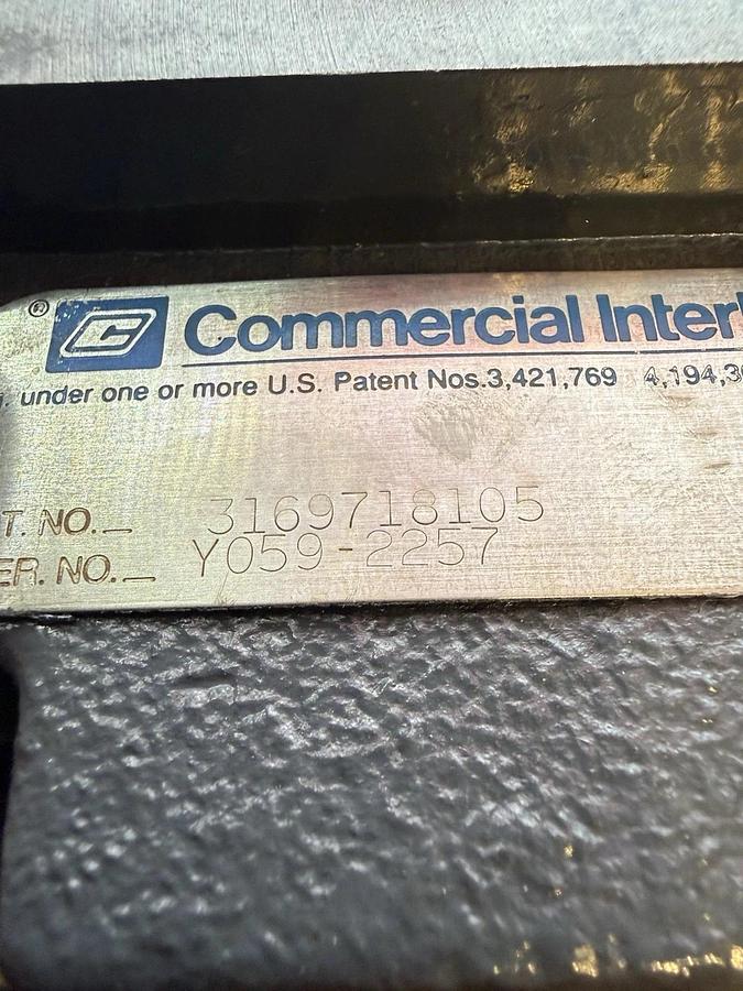 Commercial Intertech Parker Hydraulic Gear Pump 3169718105  SB1685 (Rebuilt)