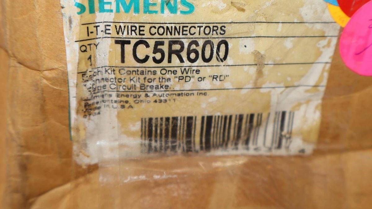 Siemens TC5R600 Circuit Breaker Lug Terminal Kit (New)