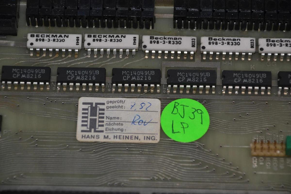 Used HEINEN ELEKTRONIK PC BOARD PIOE12 PIOE 12