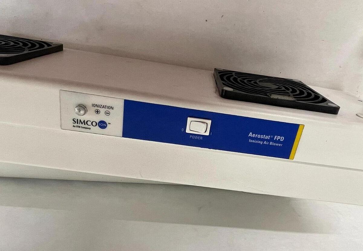 Used Simco Ion Aerostat FPD 3-Fan Ionizing Air Blower Fan 120/220v 4011007