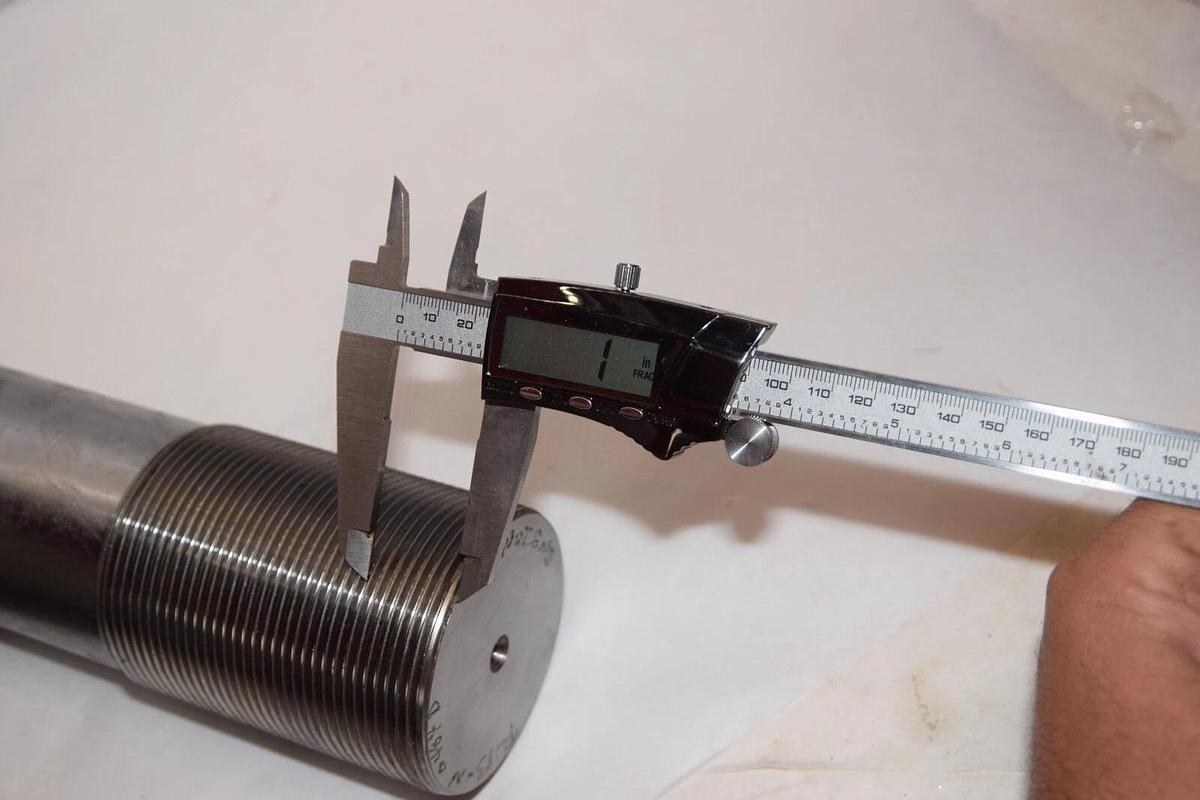 Used Very Large Bolt, Nut & Stud 3-1/8" Dia. approx. 17" Long P-183-N,  0484D, 76-004