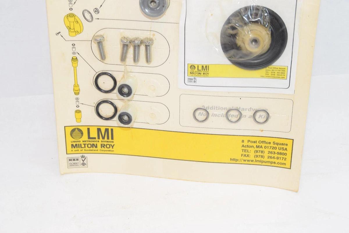 RPM PRO PAC LMI Milton Roy RPM-360/361 Diaphragm Pump Rebuild Kit (New)