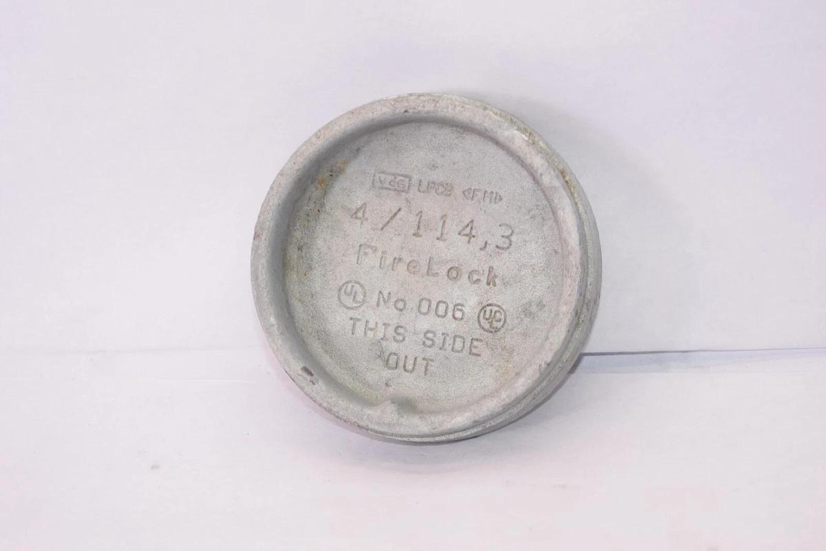 (NEW) VICTAULIC FireLock 114.3 4"4/114.3 NO. 006 Galvanized Cap