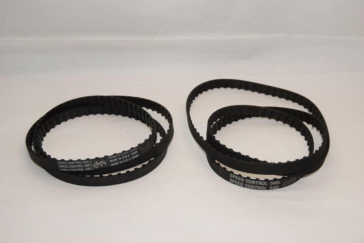 (NEW - Lot of 2) SPEED CONTROL 540L 050 540L050 540L-050 Timing Belt USA