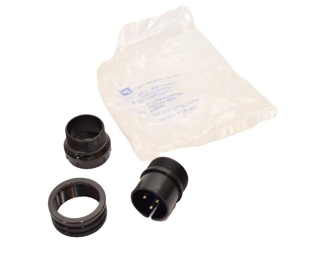 (NEW) AMPHENOL 97-3106A229P46 , 973106A229P46 3-Pin Straight Circular Connector