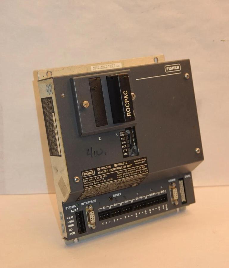 Used FISHER DCS ROC306 ROC 306 ROC-306 Master Controller Unit  W20151X0022