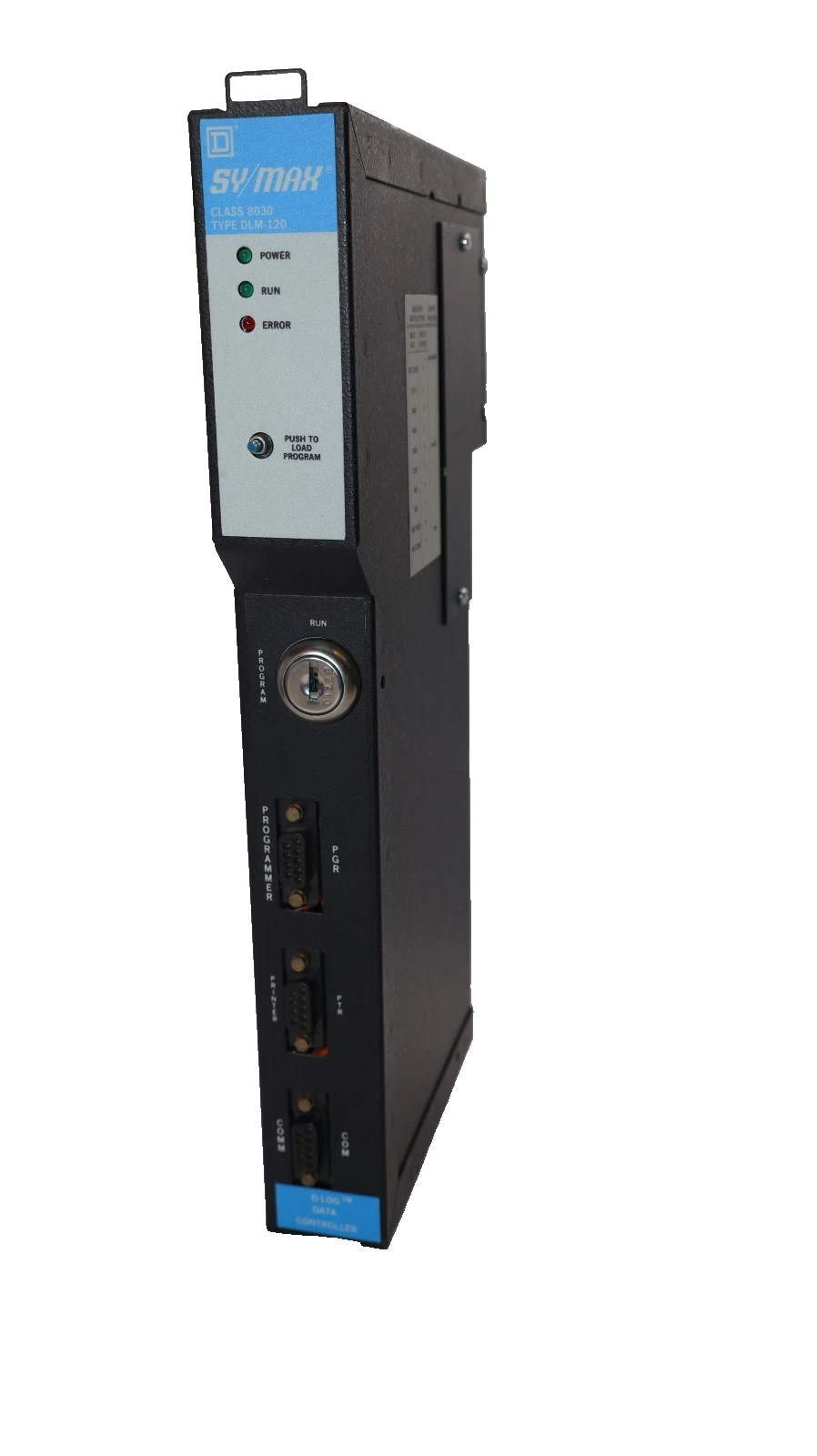 Used Square D Sy/Max Data Logger 8030 DLM120 8030DLM120 Series F with Keys