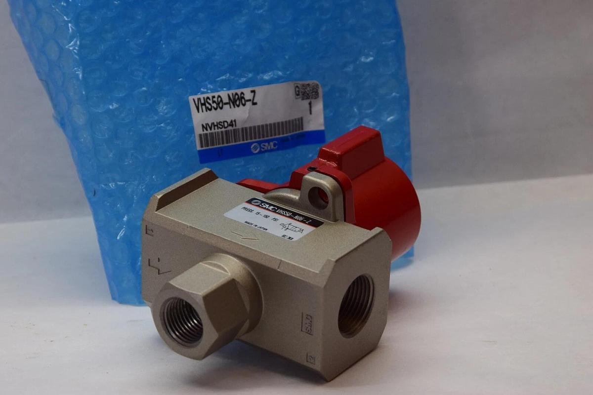 (NEW) SMC VHS50-N06-Z , VHS50N06Z 15-150psi Lockout Hand Valve