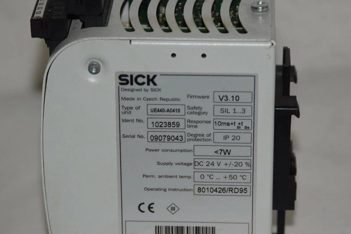 Used SICK Interface Safety Controller UE440-A0410  UE440A0410 V3.10