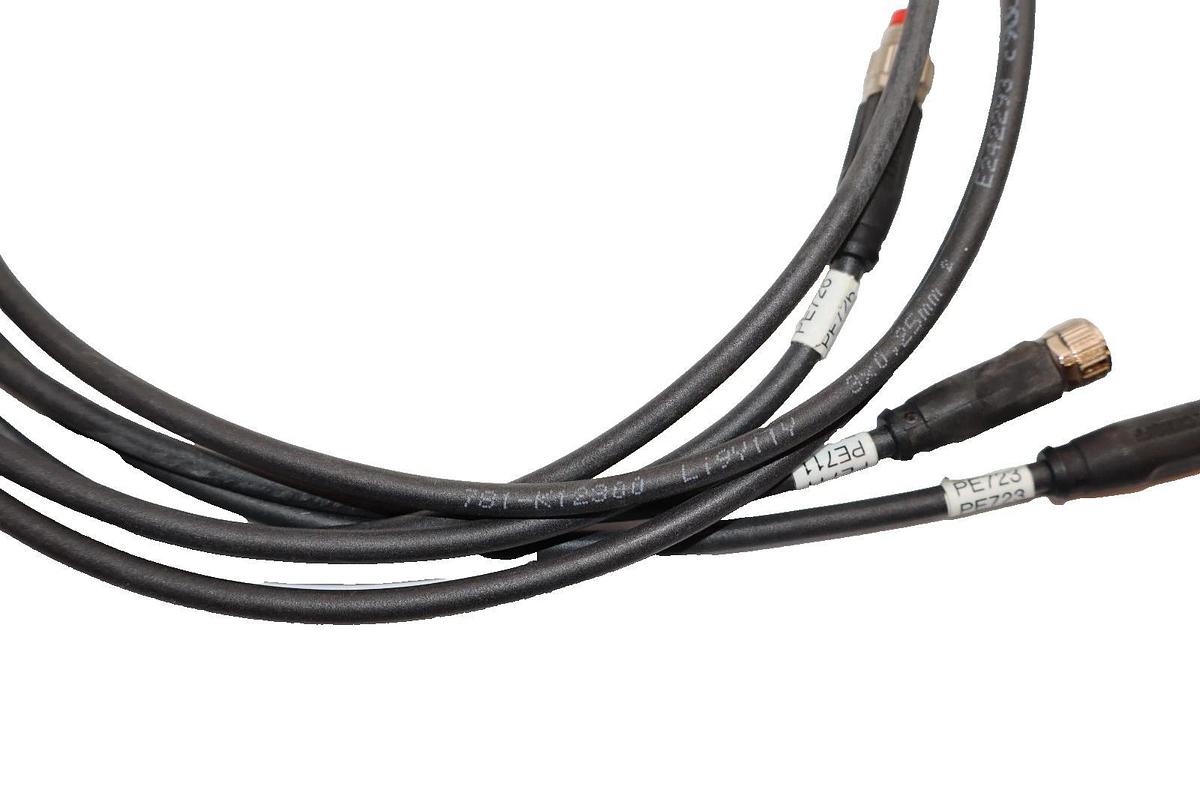 Used lot of industrial data sensor cable sets adapter 3pin E66085-H  078224, E242293