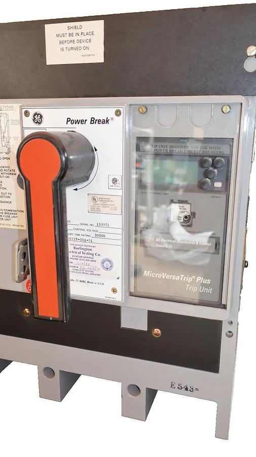 Refurbished GE General Electric Breaker Power Break 1600A Amp TC1616TTHR TR16B1000 C216LSHG