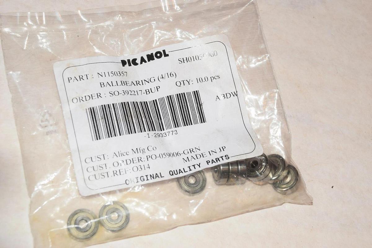 NEW (BAG OF 10) KOYO N1150357 4/16 634-SZ  BALL BEARING