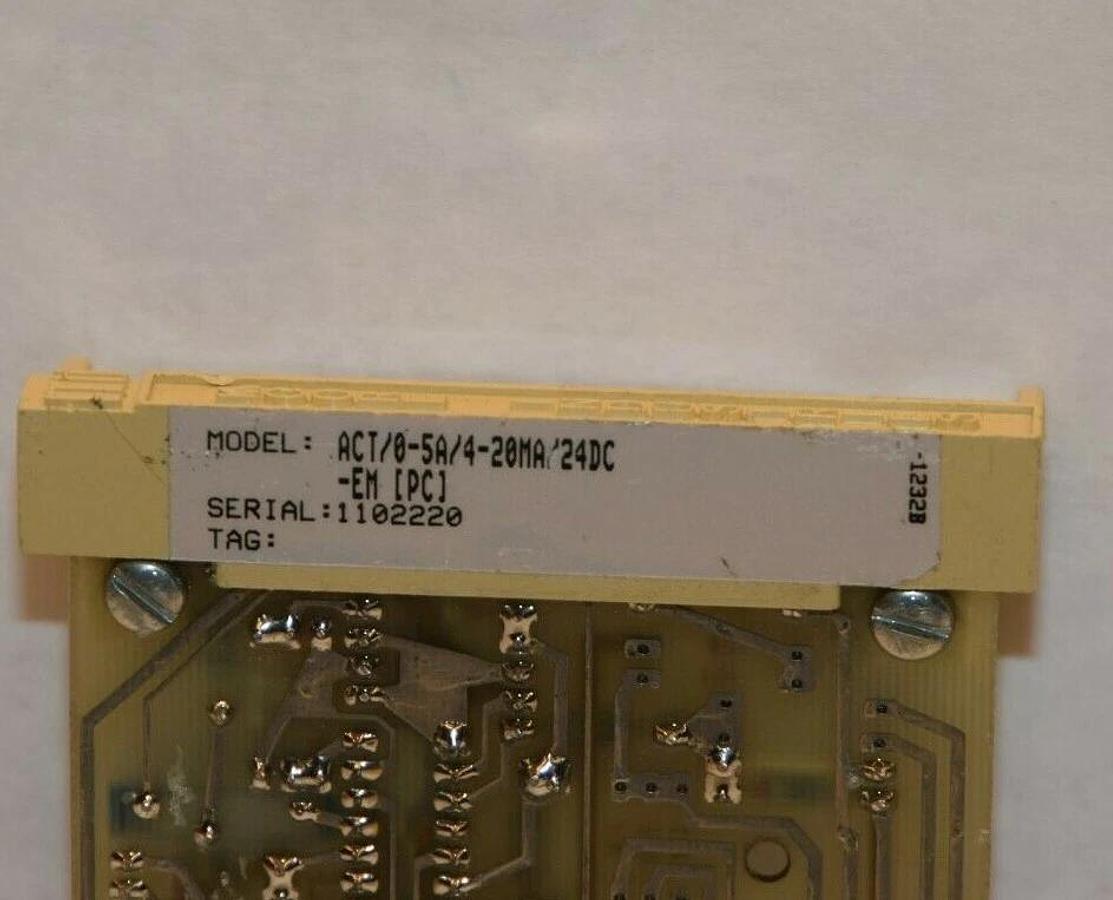 Used MOORE ACT/0-5A/4-20MA/24DC-EM  ACT05A420MA24DCEM ACT AC Current Transmitter