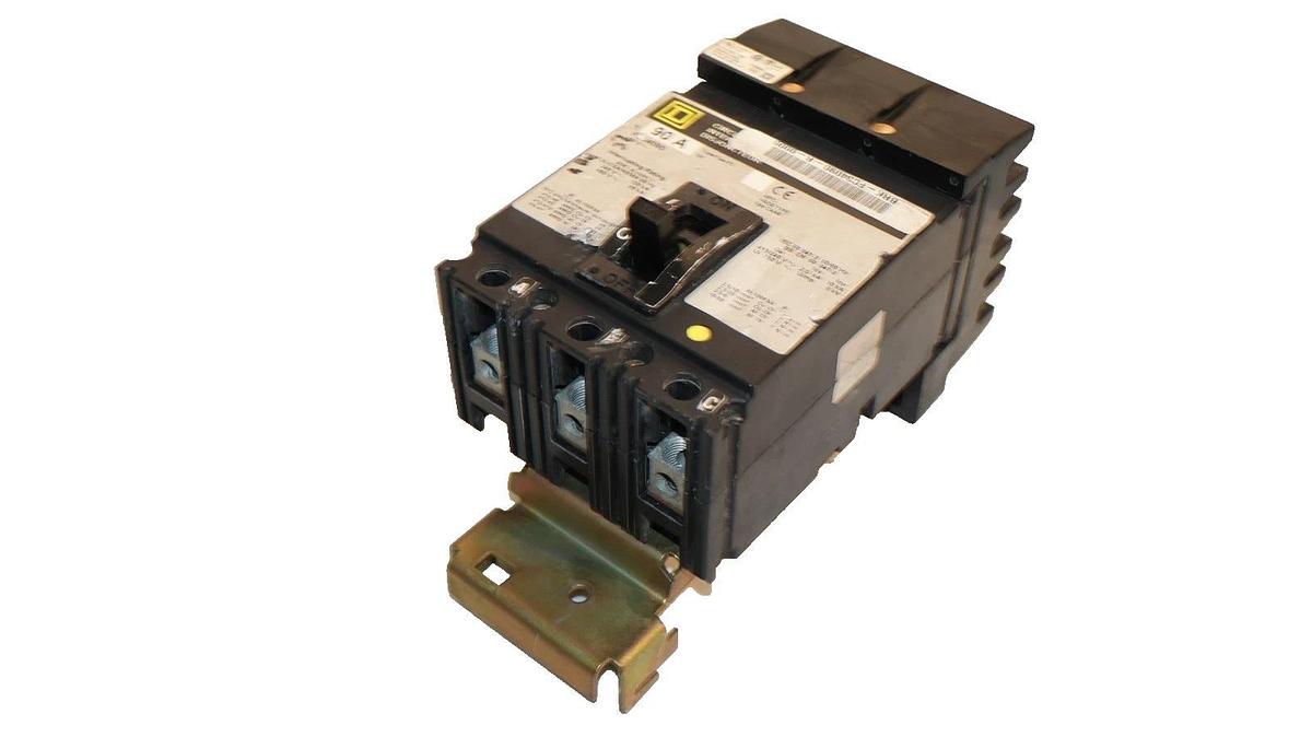 Used Square D Circuit Breaker 90A 90 Amp FC34090 480VAC