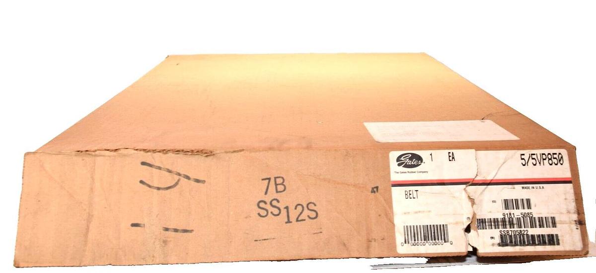 (NEW) GATES 5/5VP850 , 9181-5085 5-Rib PowerBand Belt