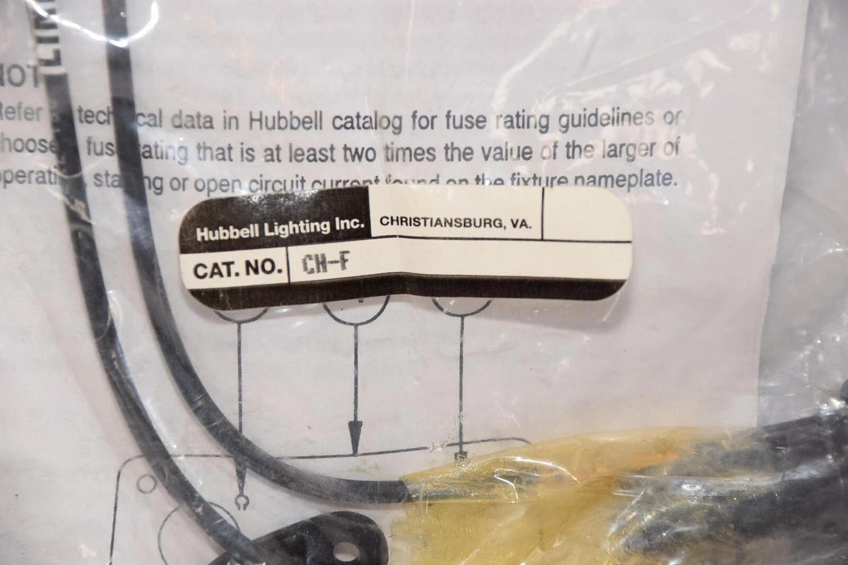 (NEW) HUBBELL CH-F , CH-FF Fuseholder Kit For Tribay Series Quik-Zone