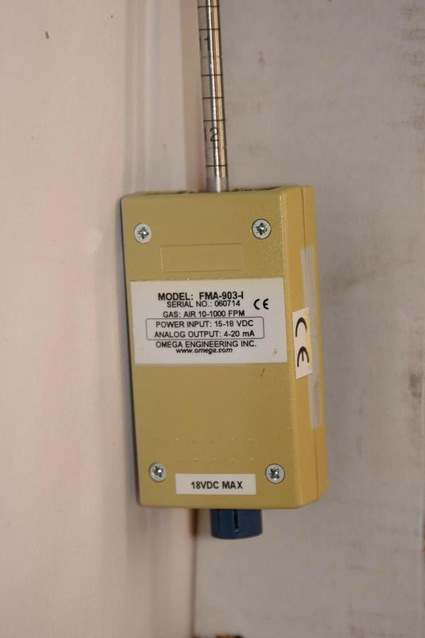 (NEW) OMEGA FMA-903-I FMA903I 10-1000FPM 15-18Vdc 4-20mA Air Velocity Transducer