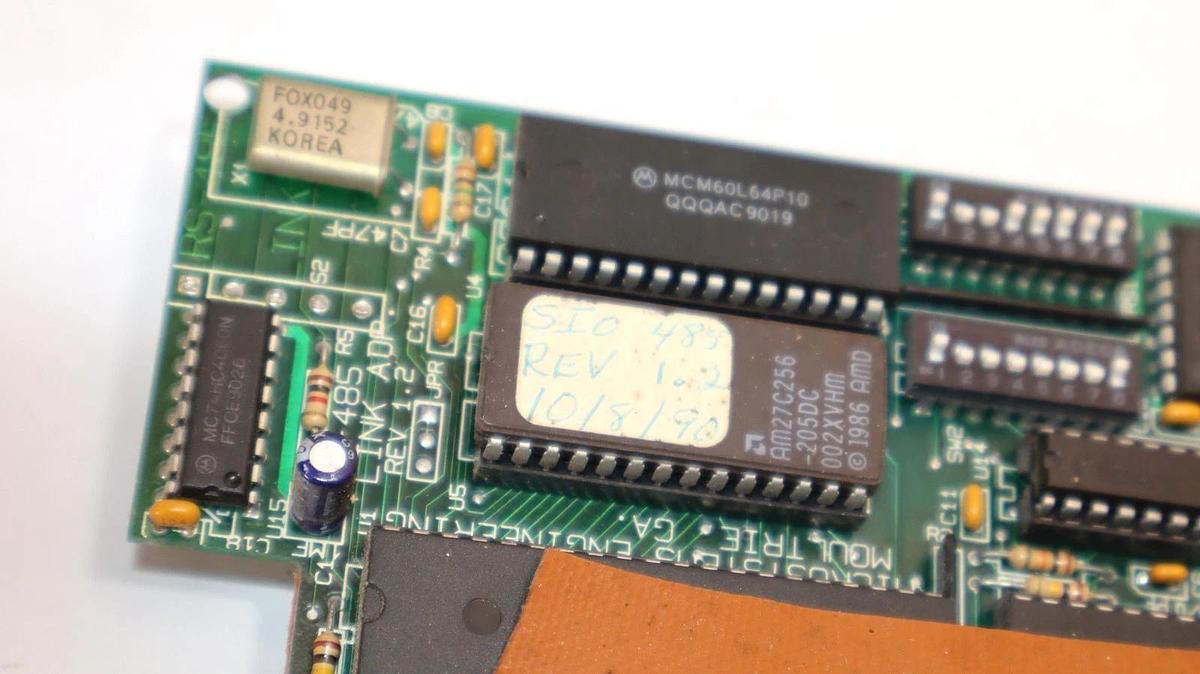 Used Microsystems Engineering RS-485 , RS485 Link ADP Rev 1.2 Circuit Board