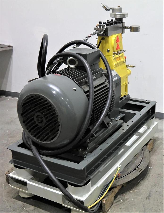Used Hammelmann High Pressure Pump Unit 85.00072.2291 58kW Motor Hydro jet
