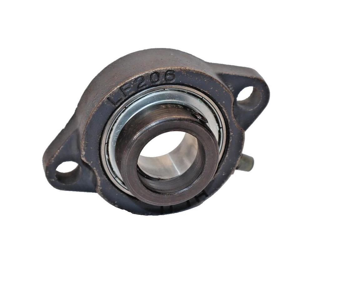 HLU 2-Bolt Flange Bearing LF206 1-3/16" 30mm Bore (NOS)